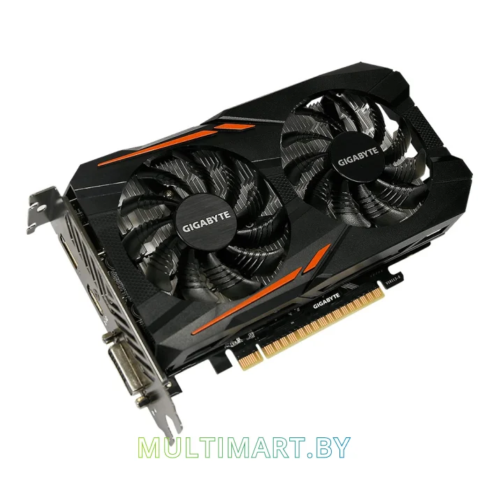 Видеокарта Gigabyte GeForce GTX1050 GV-N1050OC-2GD 2Gb DDR5 128bit